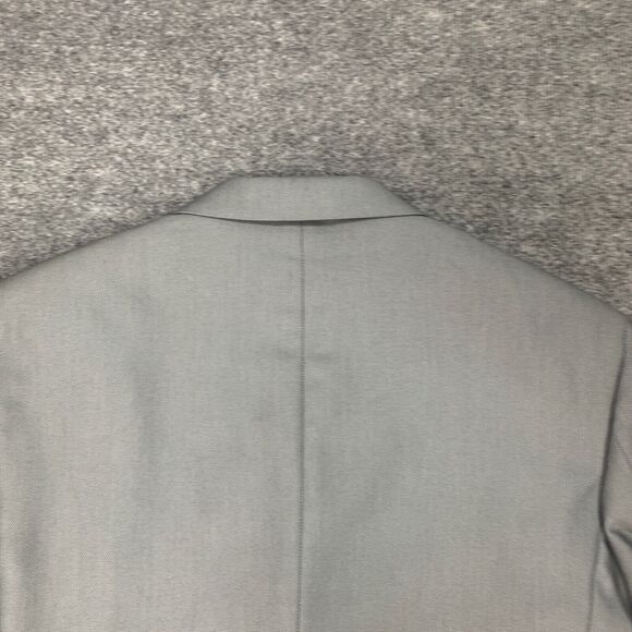 Caravelli Blazer Men 42S Silver Shoulder Pads 3 Button Sport Coat Italian Design - Picture 11 of 13